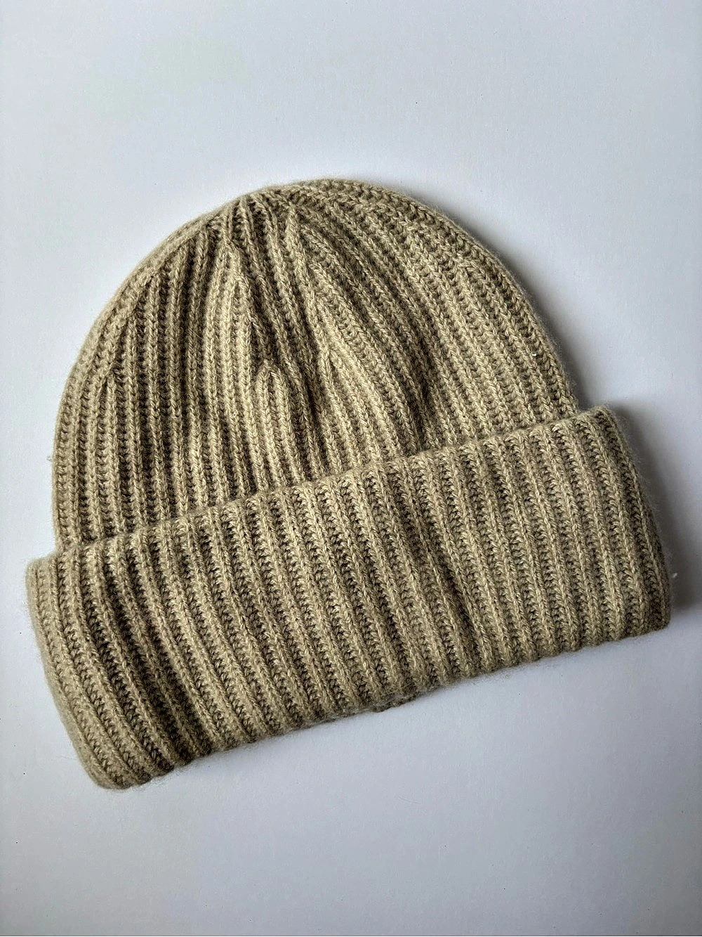 H&M Rib-knit Cashmere Beanie, Brown